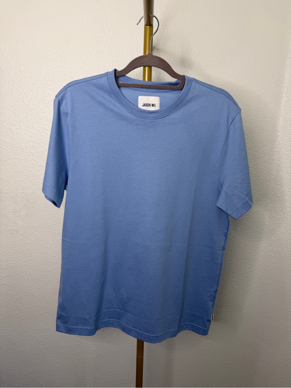 Jason Wu 100% Cotton Luxe Feel T-shirt Blue M Premium Minimalist